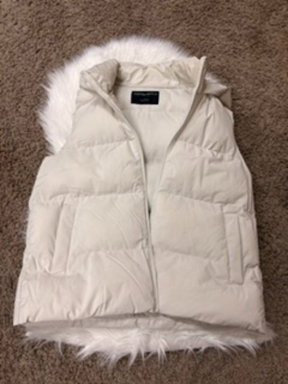 Mercer+Mettle	Puffer Vest	Bone/Cream